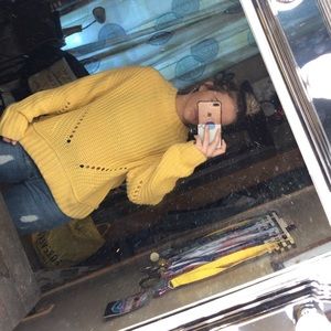 cute yellow sweater